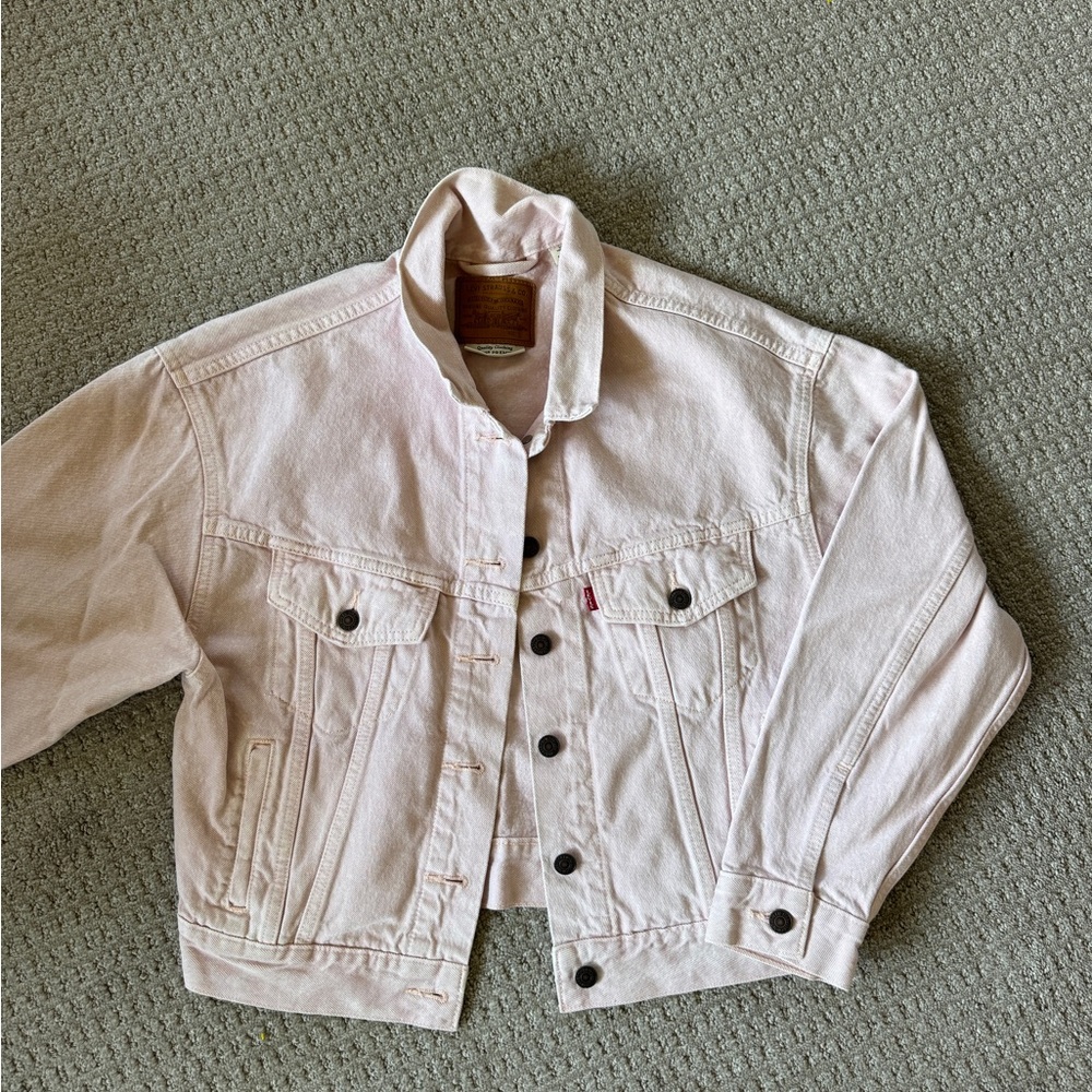 Levi's Light Pink Denim Jacket
